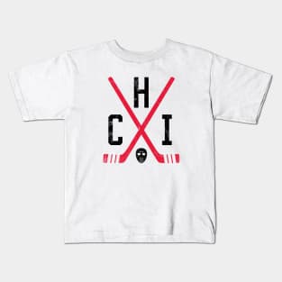 CHI Retro Sticks - White Kids T-Shirt